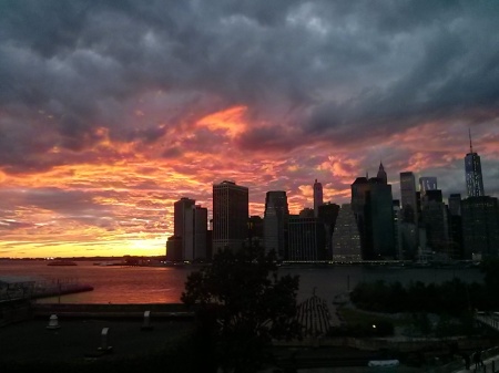 Sunset from the Brooklyn Heights Promenade